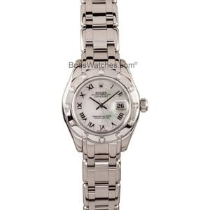 Lady Rolex Pearlmaster Mother Of Pearl 1