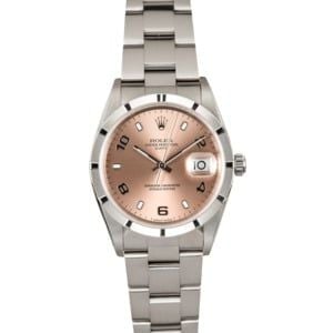 Rolex Date Salmon Dial 15210