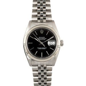 Rolex Datejust 16014 Black Dial