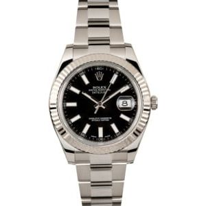 Rolex Datejust 116334 Black Luminous Dial