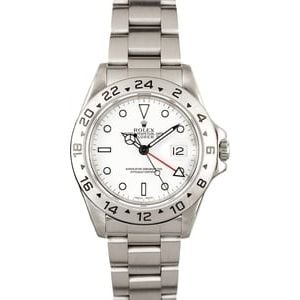 Rolex Explorer II 16570 White xxx