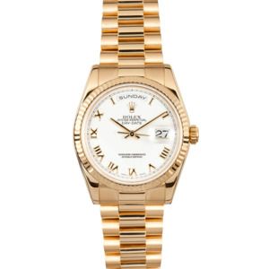 Pre-Owned Rolex President 18K Gold Day-Date 118238