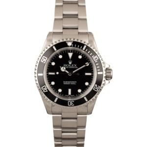 PreOwned Rolex Submariner 14060 Black Luminous Dial