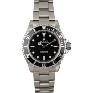 Certified Rolex Submariner 14060 No Date Model