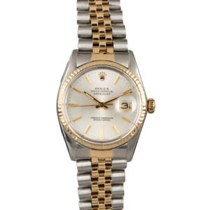 Rolex Datejust 16013 Silver Dial Men's Watch