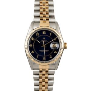 PreOwned Rolex Datejust 16013 Blue Arabic Dial