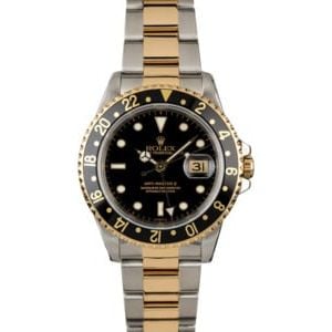 PreOwned Rolex GMT-Master II Ref 16713 Two Tone Oyster