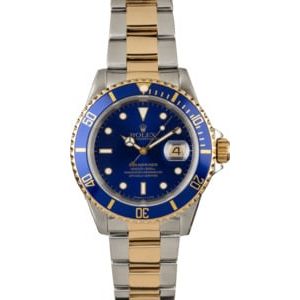 PreOwned Rolex Submariner Ref 16613