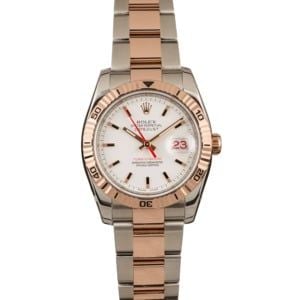 Pre Owned Men's Rolex Stainless and Rose Gold DateJust 116261