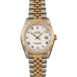 Pre-Owned Rolex Datejust 16233 Roman Dial Watch