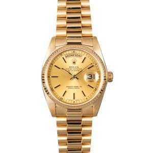 Rolex 18038 President Certified Pre-Owned