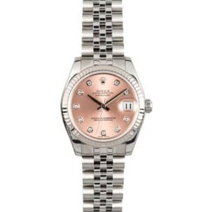 Rolex 31MM Datejust 178274 Pink Diamond