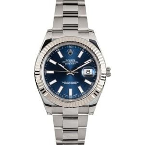 Men's Rolex Datejust II 116334BLSO Blue Dial