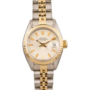 Ladies Rolex Datejust 6917 Stainless Steel & Yellow Gold