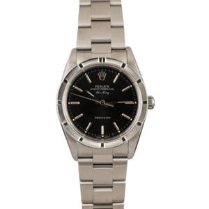 Pre Owned Rolex Air-King 14010 Black Dial