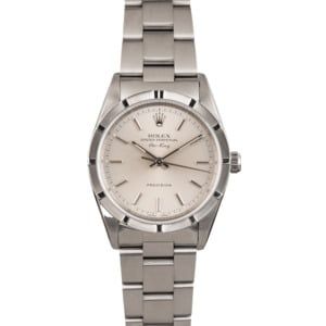 Pre Owned Rolex Air-King 14010 Silver Dial