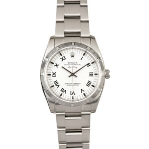 Air-King Rolex 114210 White Dial