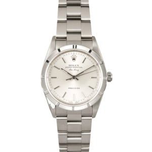 Rolex Air-King 14010 Silver Index Dial