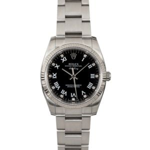 Rolex Air-King 114234 Black Diamond Roman Dial