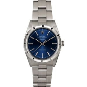 Rolex Air-King 14010 Blue Index Dial