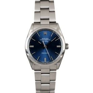 Certified Rolex Air-King 5500 Blue Dial