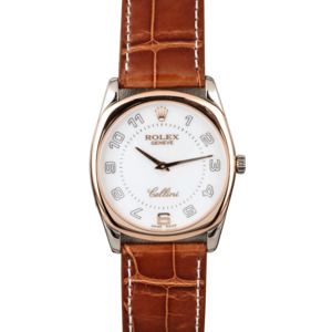 Rolex Cellini 4233 White and Rose Gold