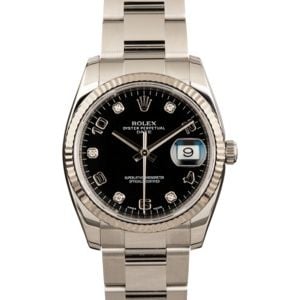 Rolex Date 115234 Diamonds