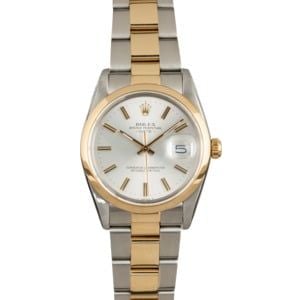 PreOwned Rolex Date 15003 Two-Tone Oyster