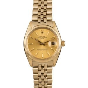 Pre-Owned Rolex Date 1503 Champagne Dial Watch