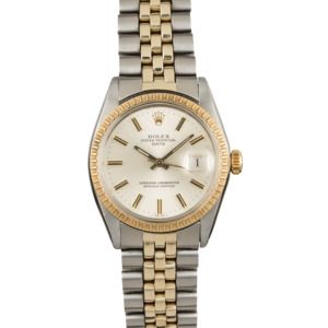 Vintage Rolex Date 1505 Silver Index Dial