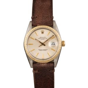 Pre Owned Rolex Date 15053 Leather Band