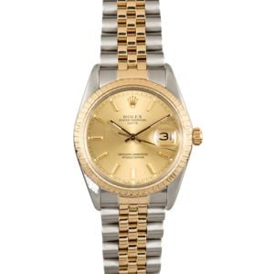 Rolex Date 15053 Champagne