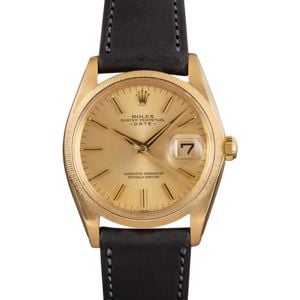 Vintage Rolex Date 1507 Champagne Dial