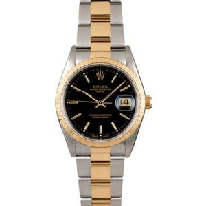 Used Rolex Date 15223 Black Dial