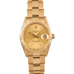 Pre-Owned Rolex Date 15238 Oyster Rivet