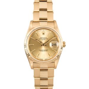 Rolex Date 15238 Yellow Gold Oyster