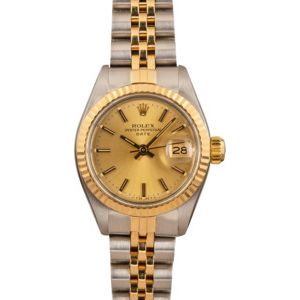 Ladies Rolex Date 6917 Champagne