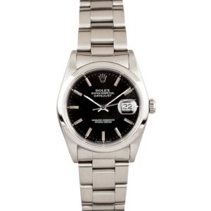 Rolex DateJust 16220 Steel Bezel