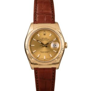 Used Rolex Datejust 116138 Yellow Gold Watch