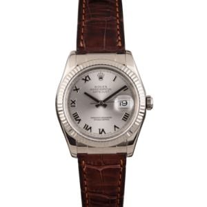 Pre Owned Rolex Datejust 116139 Alligator Strap