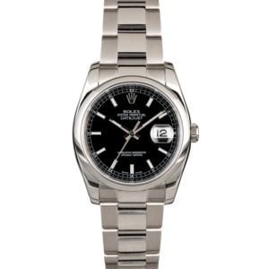 Rolex Datejust 116200 Black Luminescent Dial