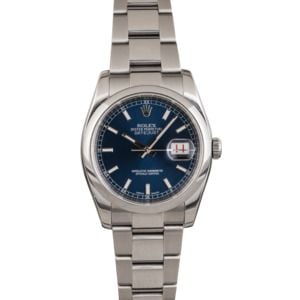 Rolex Datejust 116200 Blue Luminous Dial