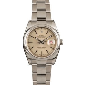 Pre-Owned Rolex Datejust 116200 Silver Index Dial