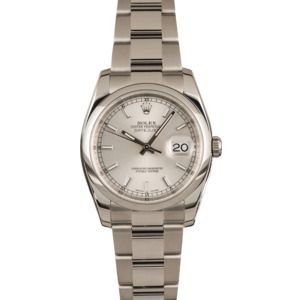 Pre-Owned Rolex Datejust 116200 Stainless Oyster