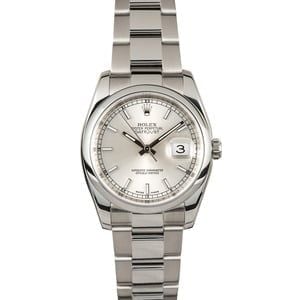 Rolex Datejust 116200 Silver Dial XX