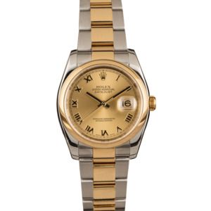 Used Rolex Datejust 116203 Roman Dial