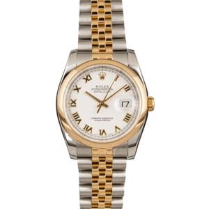 Pre-Owned Rolex Datejust 116203 Roman Dial