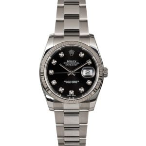 Men's Rolex Datejust 116234BKDO Black Dial