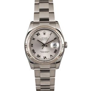 Used Rolex Datejust 116234 Rhodium Steel Oyster