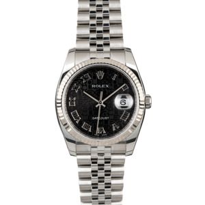 Rolex Datejust 116234 Black Jubilee Dial